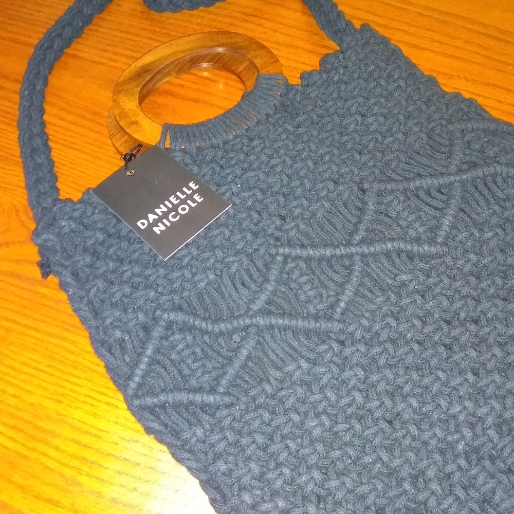 Danielle Nicole Macrame Bag, Nwt - image 1